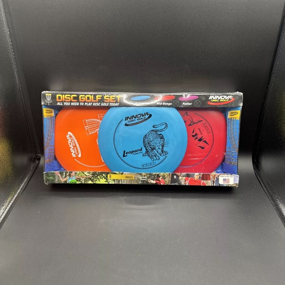 Innova Disc Golf Set Of 3 Orc Driver Aviar Putter Cobra Mid Range New USA Made